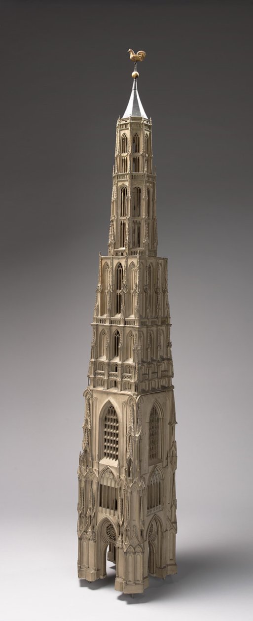 Model niedokończonej wieży Nieuwe Kerk autorstwa Jacob van Campen
