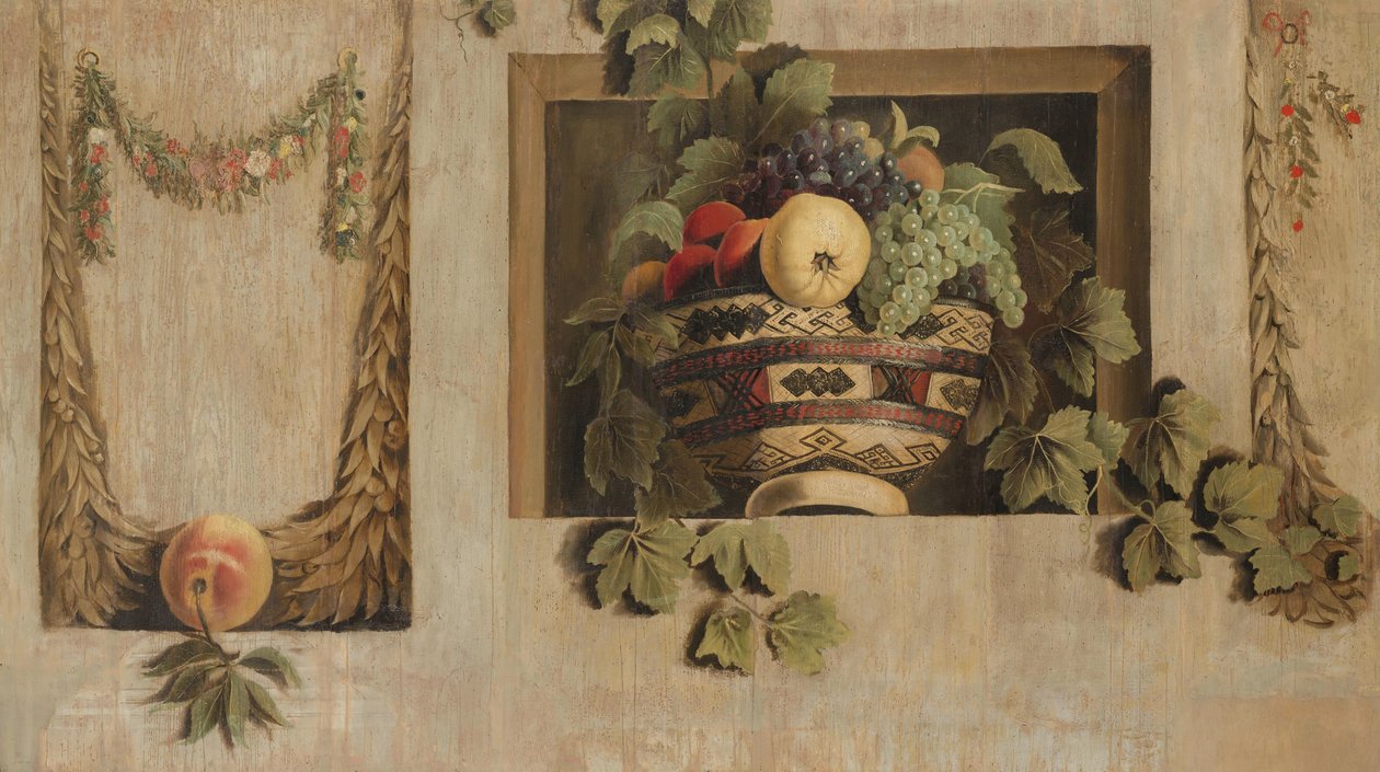 Martwa natura z owocami i girlandami kwiatów autorstwa Jacob van Campen