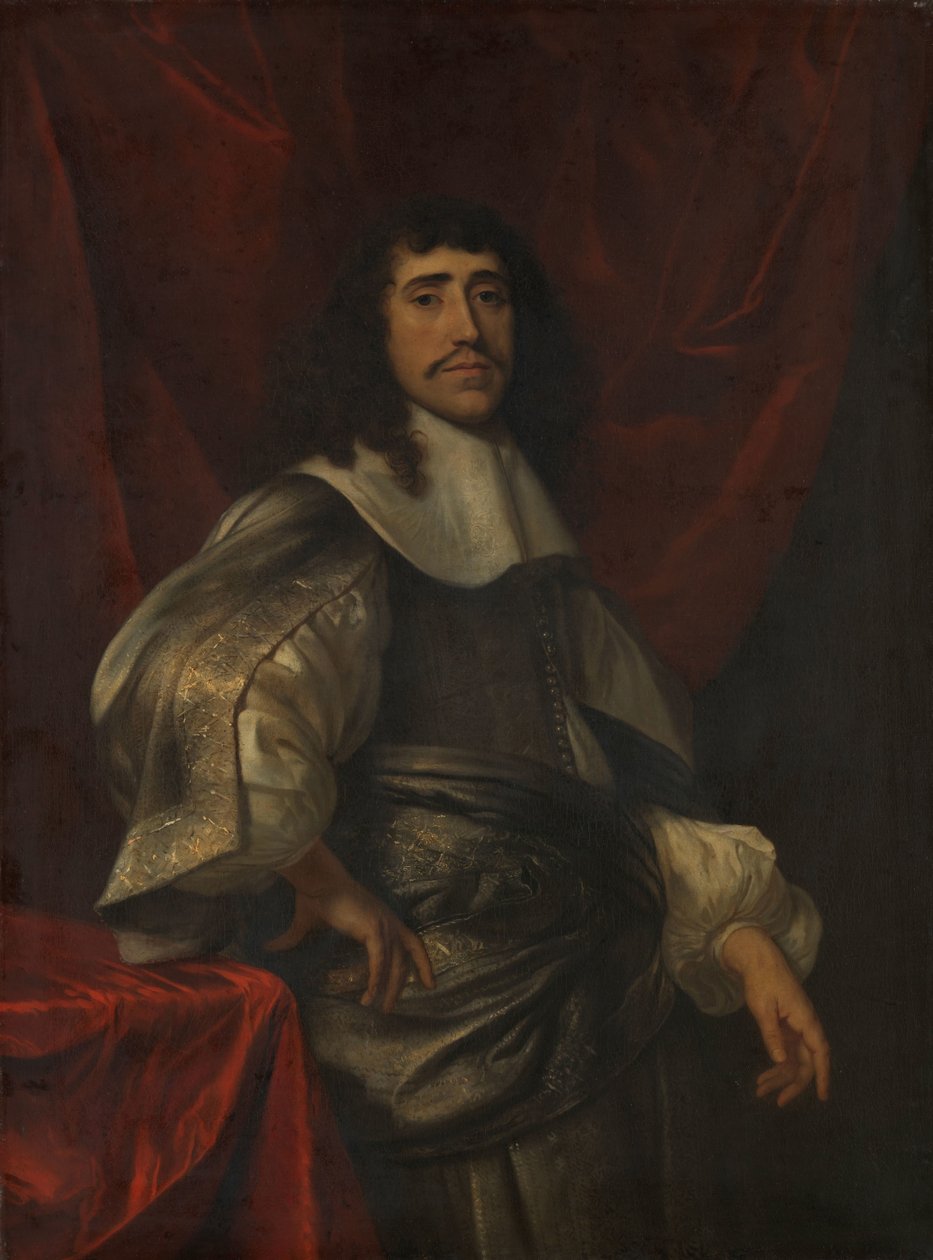 Portret mężczyzny, uważany za Christoffela van Gangelta, drugiego męża Lukrecji Boudaen autorstwa Jacob van Loo (attributed to)