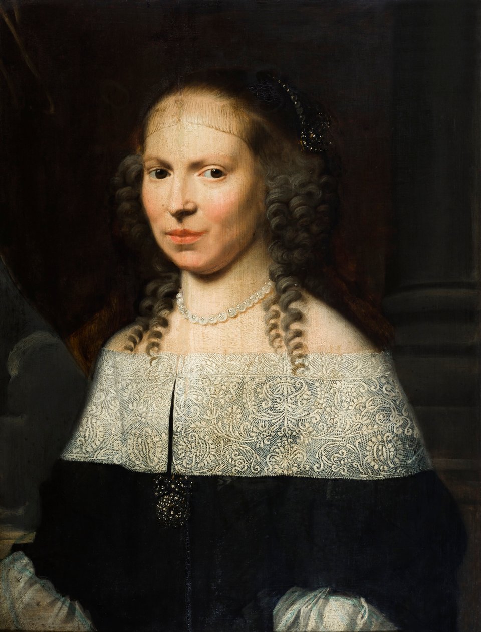 Portret Anny Goos (1627-1691) autorstwa Jacob van Reesbroeck