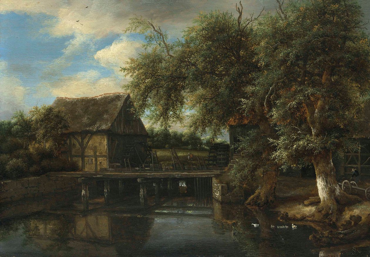 Młyn wodny autorstwa Jacob van Ruisdael