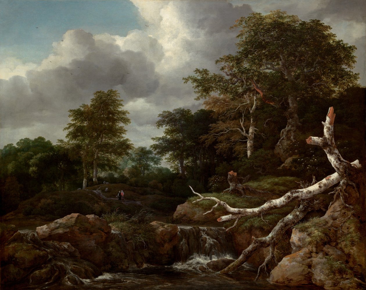 Scena leśna, ok. 1655. autorstwa Jacob van Ruisdael