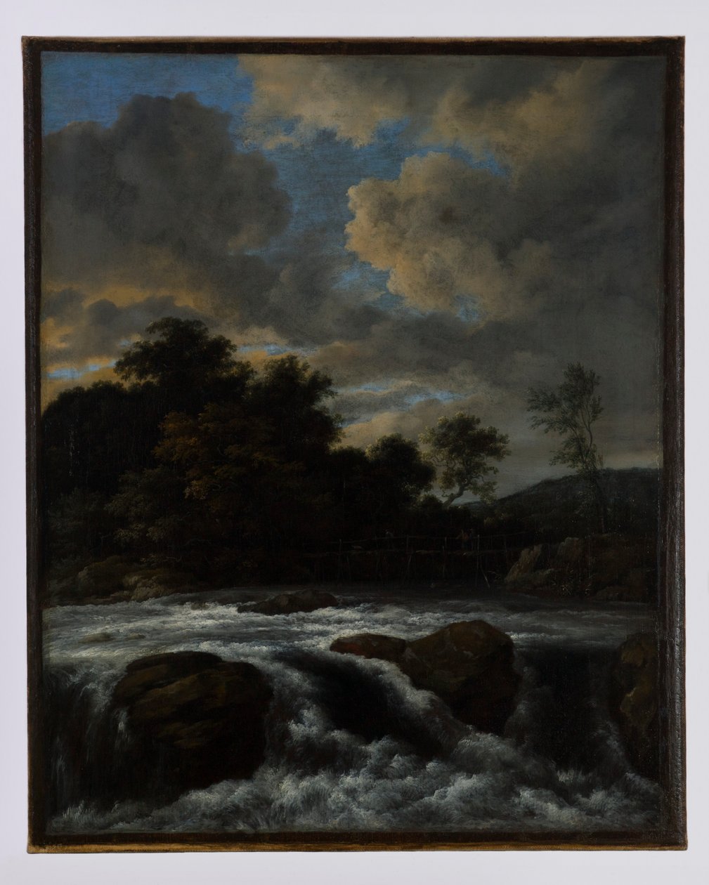 Krajobraz z wodospadem autorstwa Jacob van Ruisdael