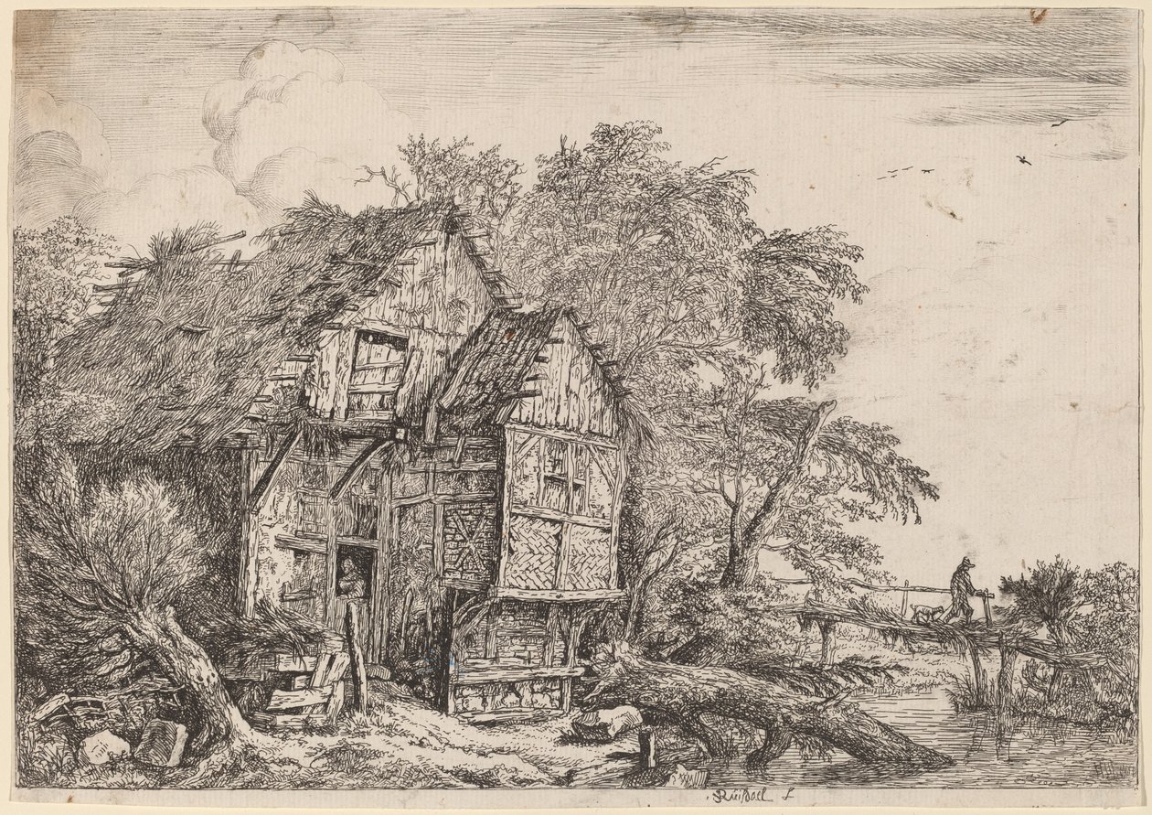 Mały Most autorstwa Jacob van Ruisdael