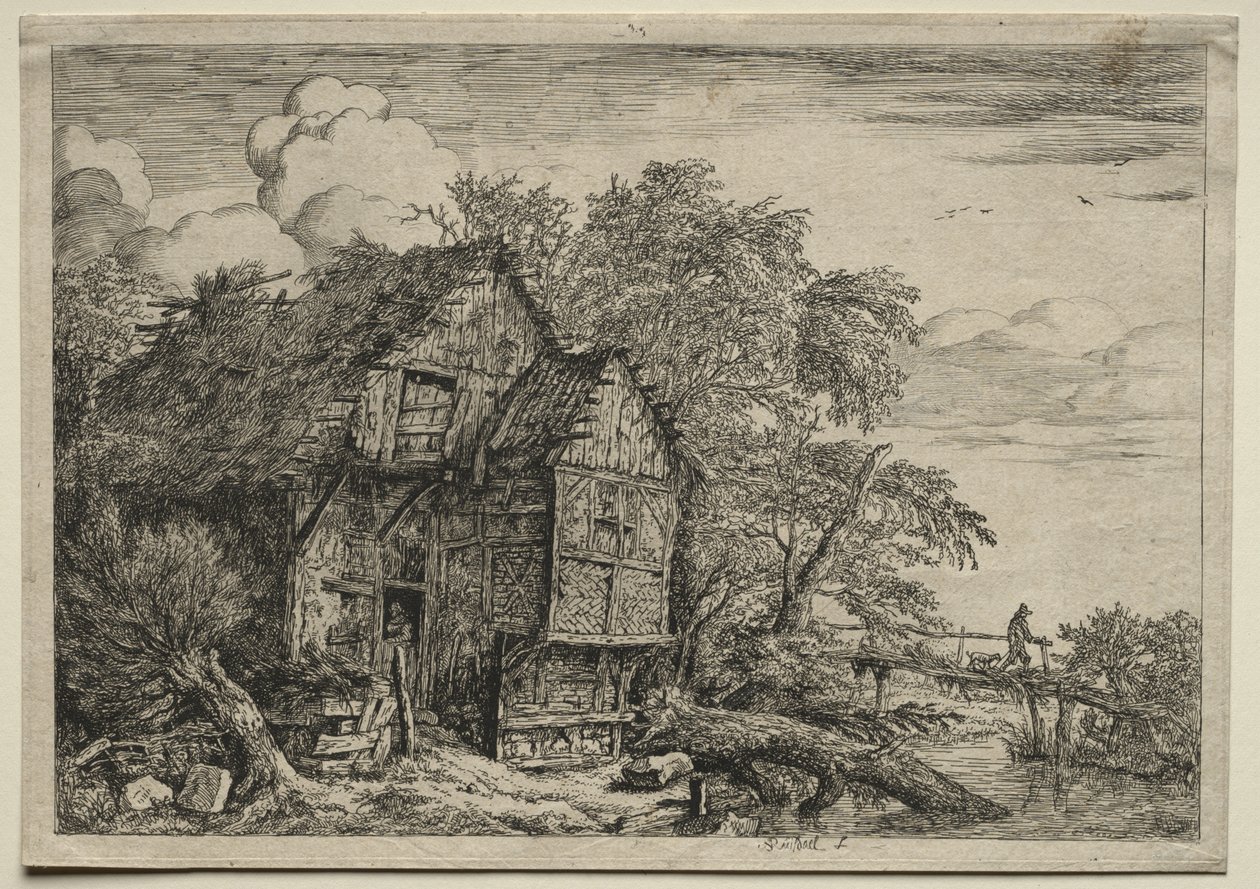 Mały Most autorstwa Jacob van Ruisdael