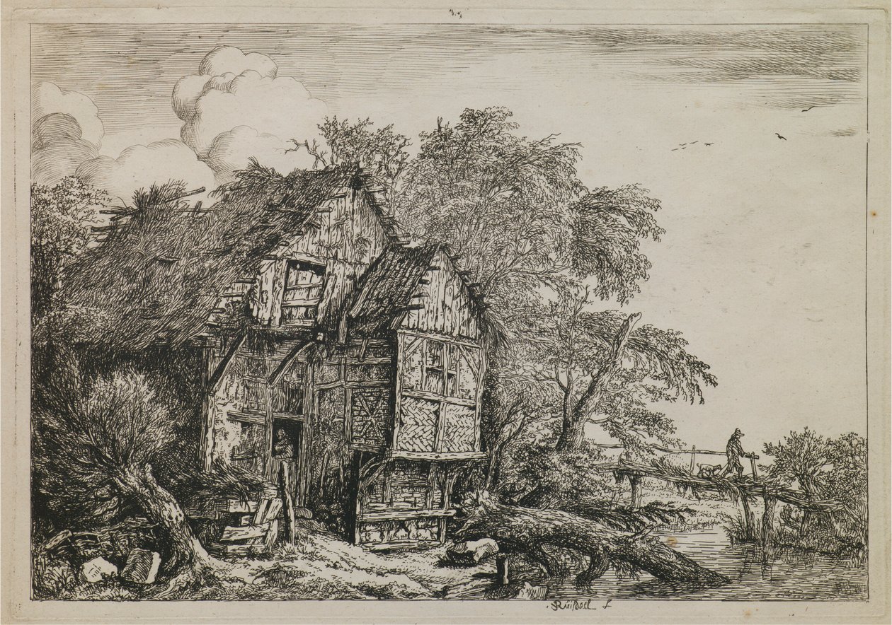 Mały Most autorstwa Jacob van Ruisdael