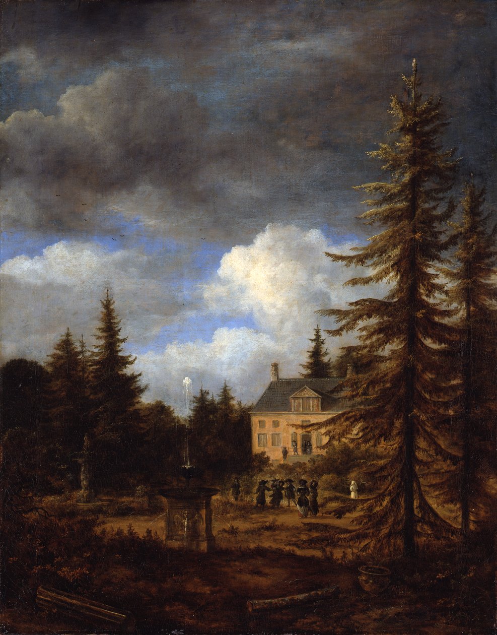 Domek autorstwa Jacob van Ruisdael