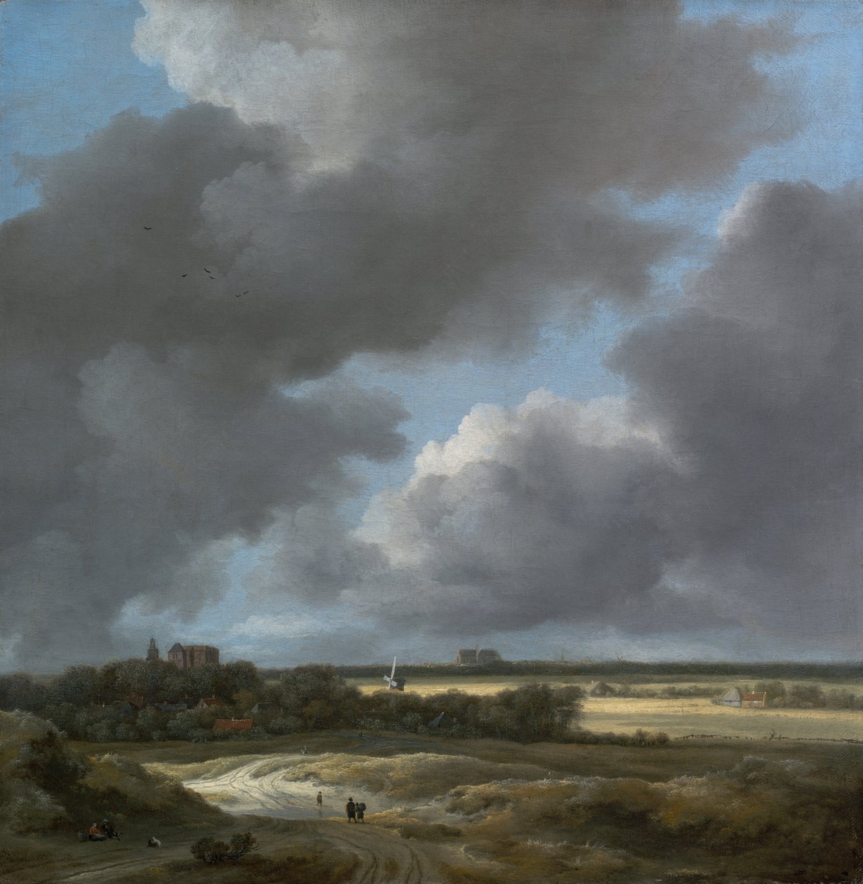 Widok na Alkmaar autorstwa Jacob van Ruisdael