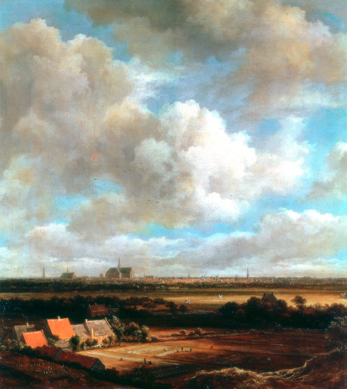 Widok Haarlemu, 1670 autorstwa Jacob van Ruisdael