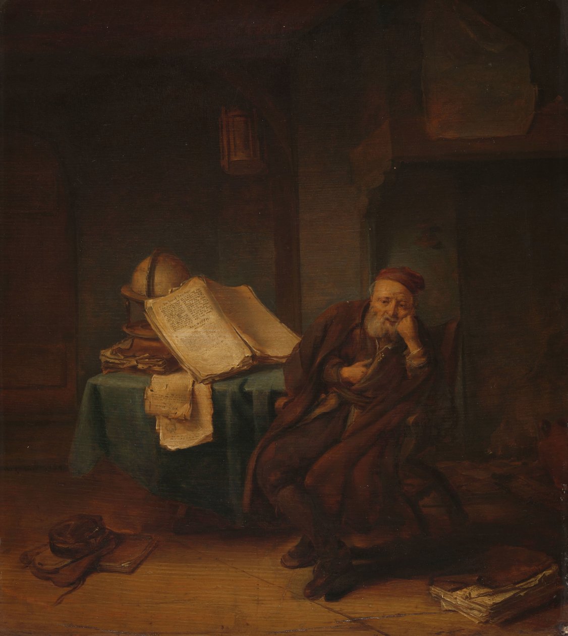 Filozof w swoim gabinecie autorstwa Jacob van Spreeuwen