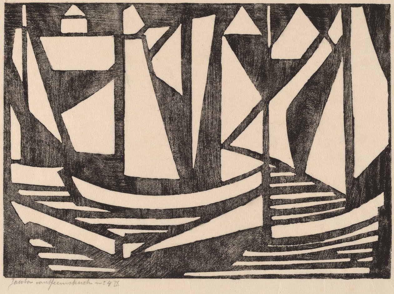Łodzie autorstwa Jacoba van Heemskerck van Beest