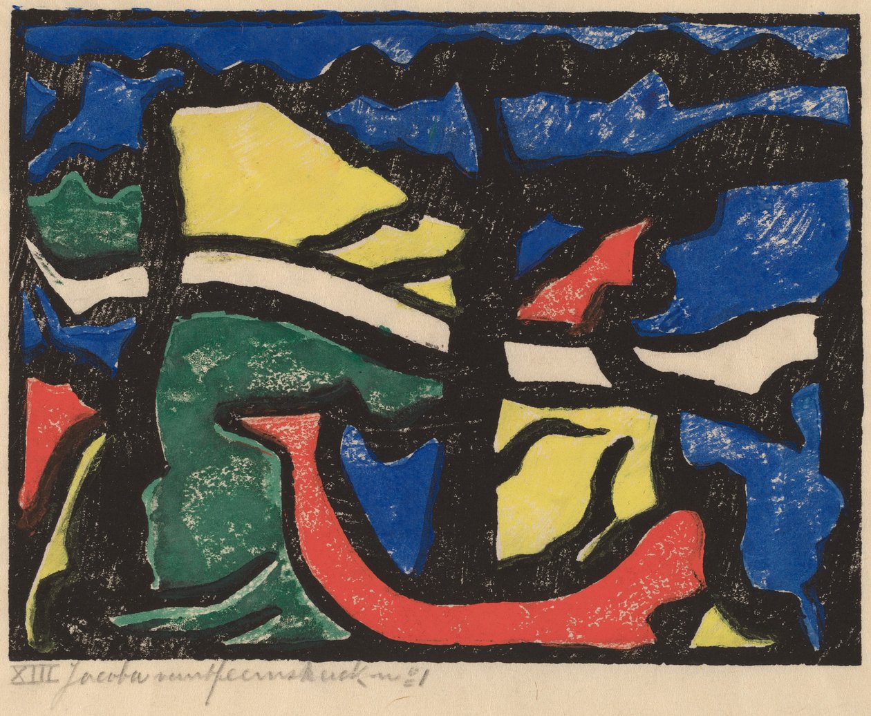 Kompozycja, 19141915. autorstwa Jacoba van Heemskerck van Beest