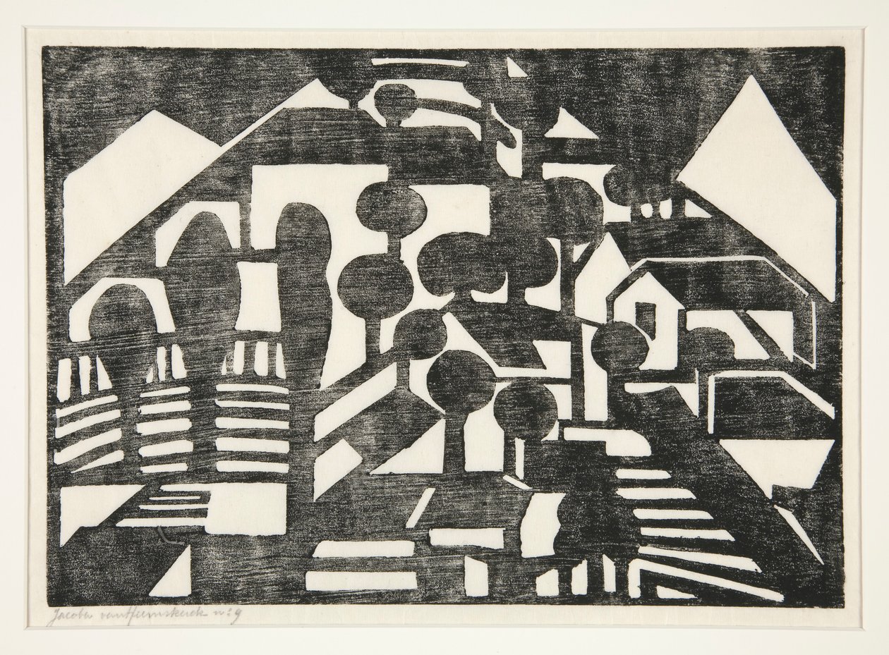 Wioska autorstwa Jacoba van Heemskerck van Beest