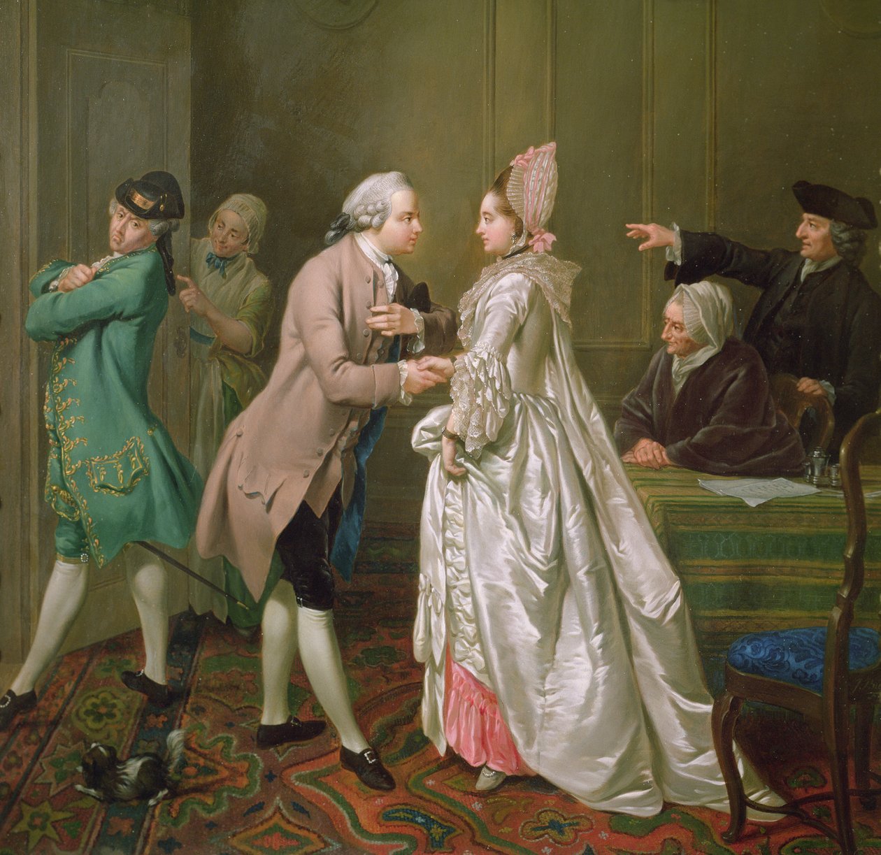 Zaręczyny, 1774 autorstwa Jacobus Buys