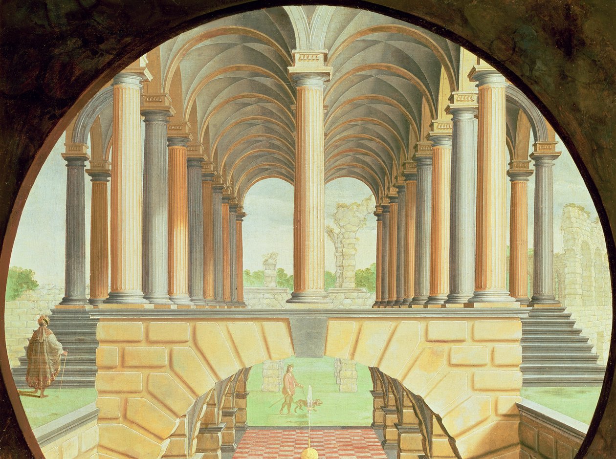 Architektoniczne Capriccio autorstwa Jacobus Saeys