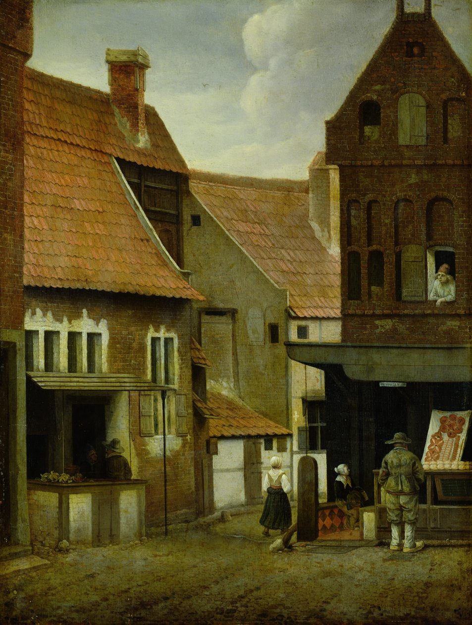 Scena uliczna autorstwa Jacobus Vrel or Frel