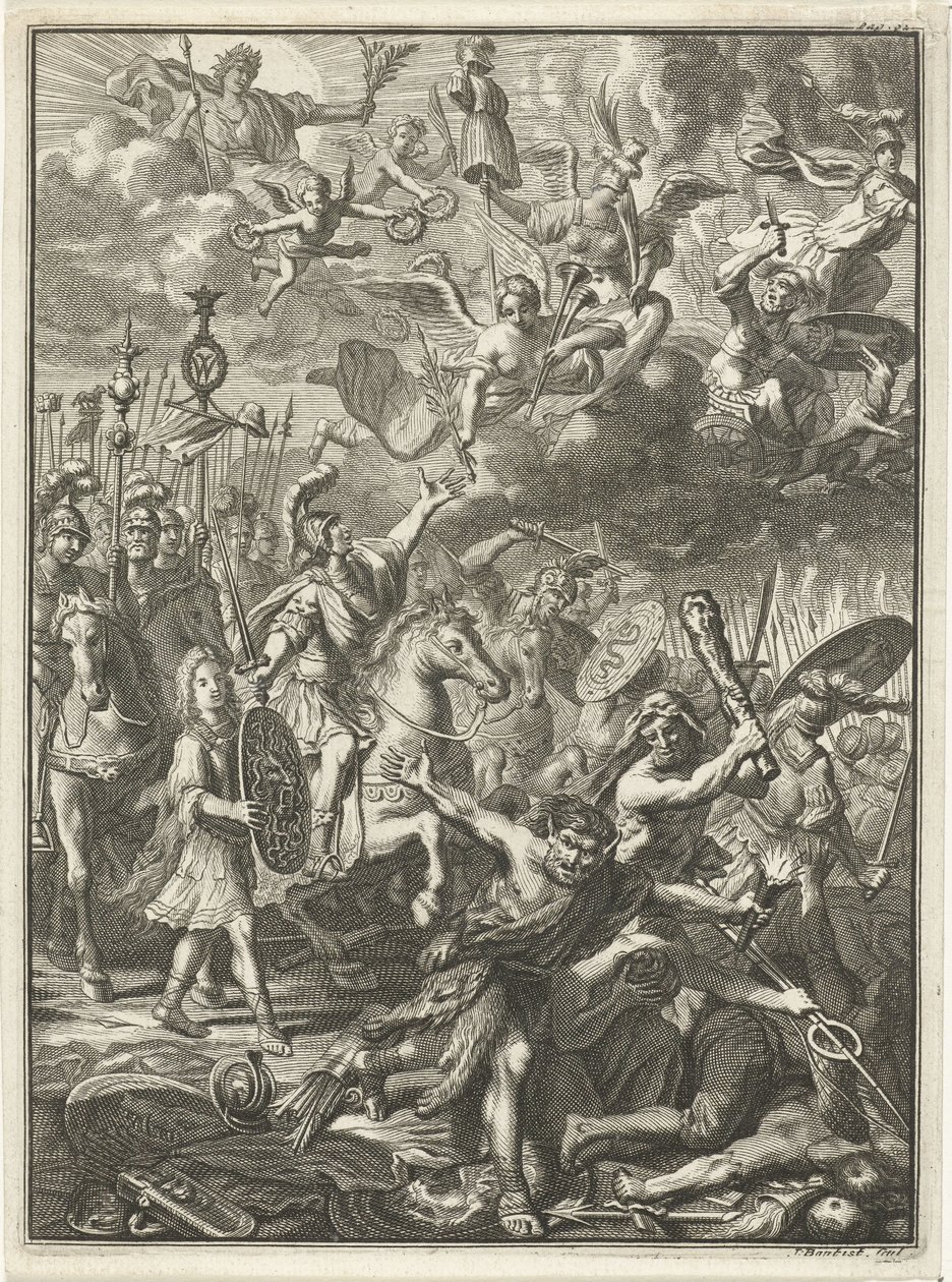 Armia Wilhelma III pokonuje wrogów autorstwa Jacobus Baptist