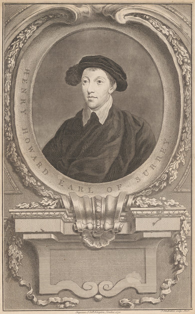 Henry Howard, hrabia Surrey autorstwa Jacobus Houbraken