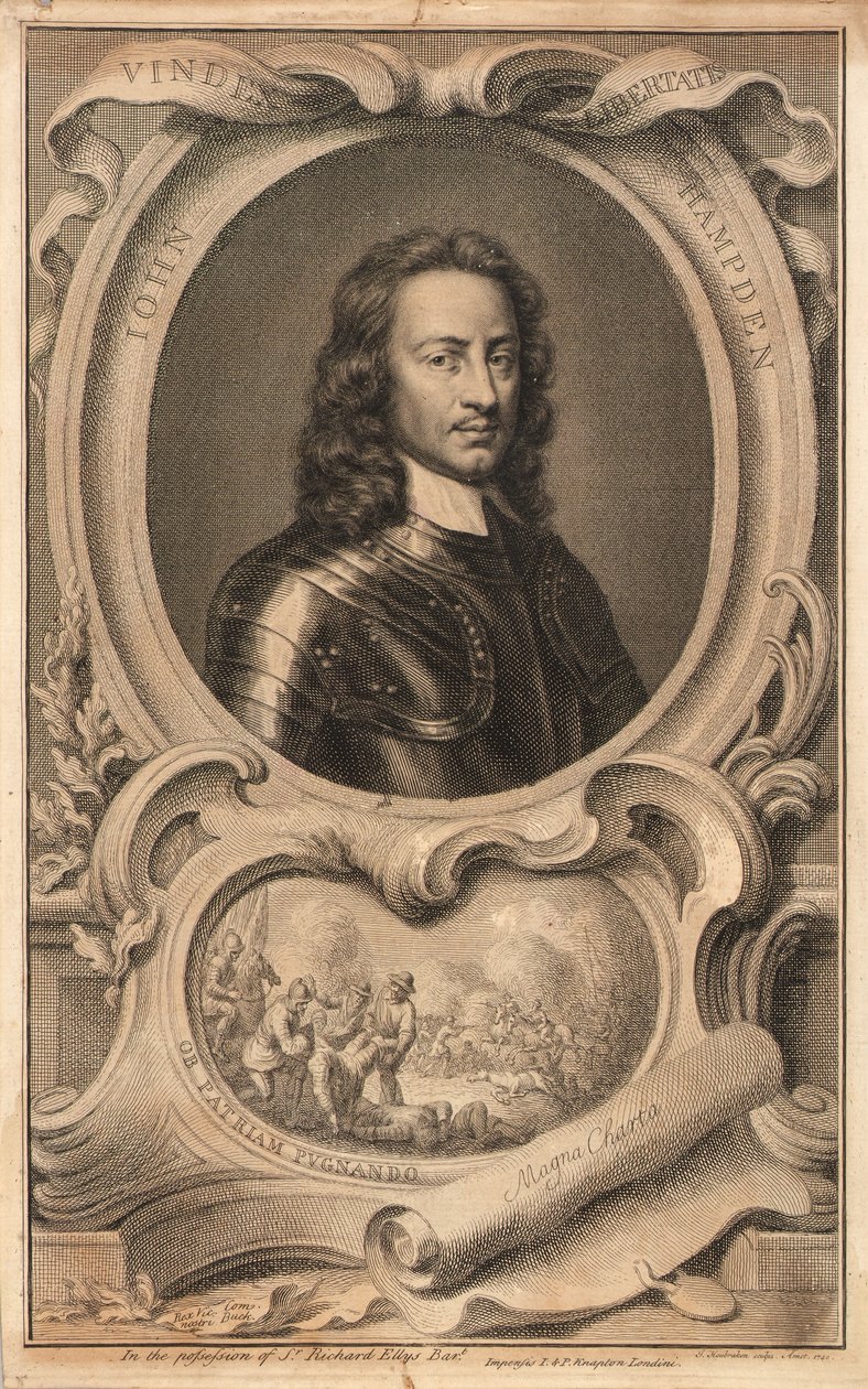 John Hampden autorstwa Jacobus Houbraken