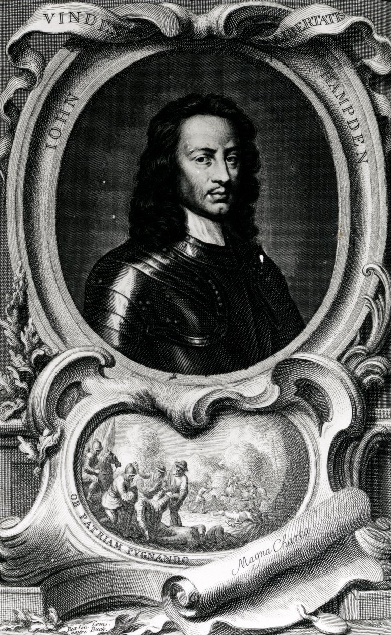John Hampden, 1740 autorstwa Jacobus Houbraken