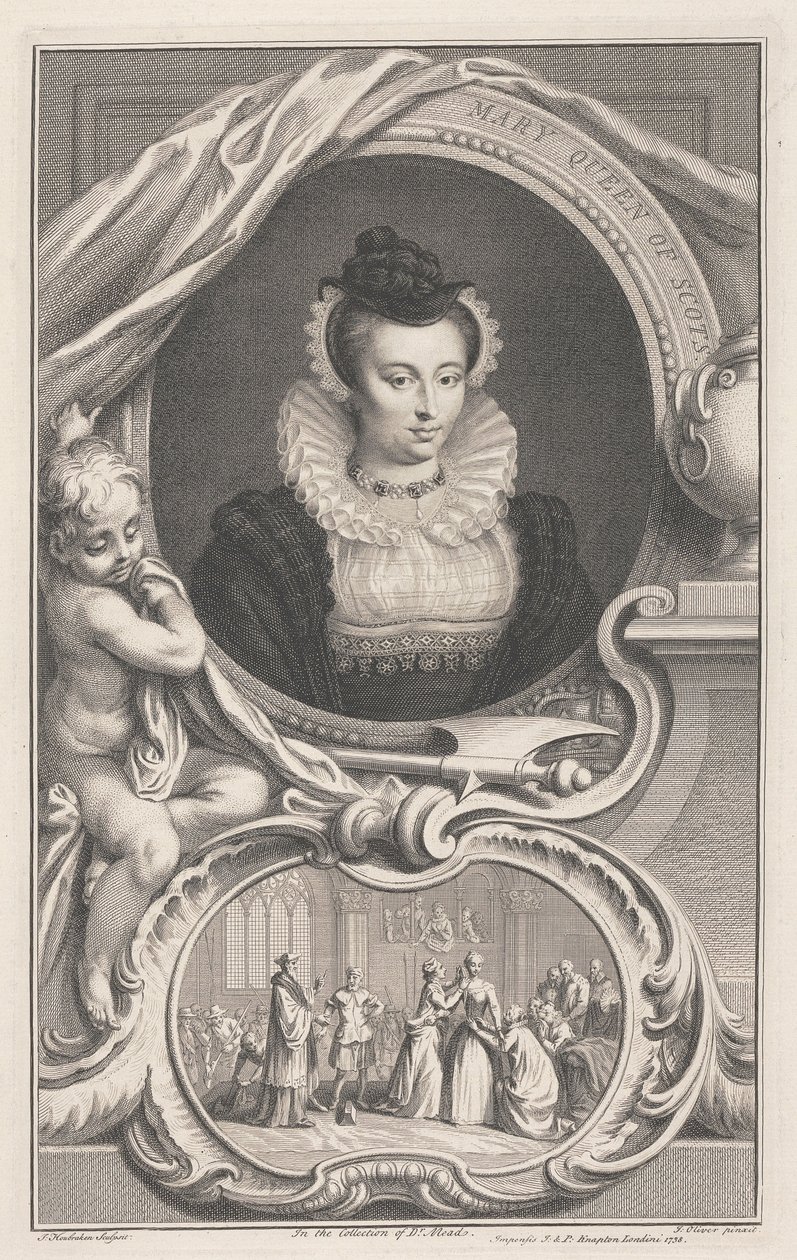 Maria Stuart, królowa Szkocji autorstwa Jacobus Houbraken