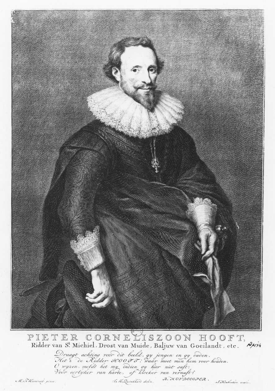 Pieter Corneliszoon Hooft autorstwa Jacobus Houbraken