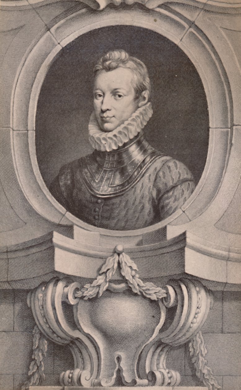 Sir Philip Sidney, angielski żołnierz, mąż stanu i poeta, c1744 1894 autorstwa Jacobus Houbraken