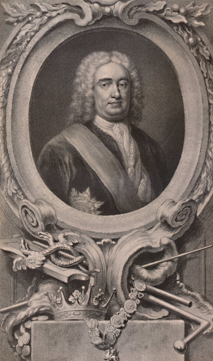 Sir Robert Walpole, angielski mąż stanu i premier, c1746 1894 autorstwa Jacobus Houbraken