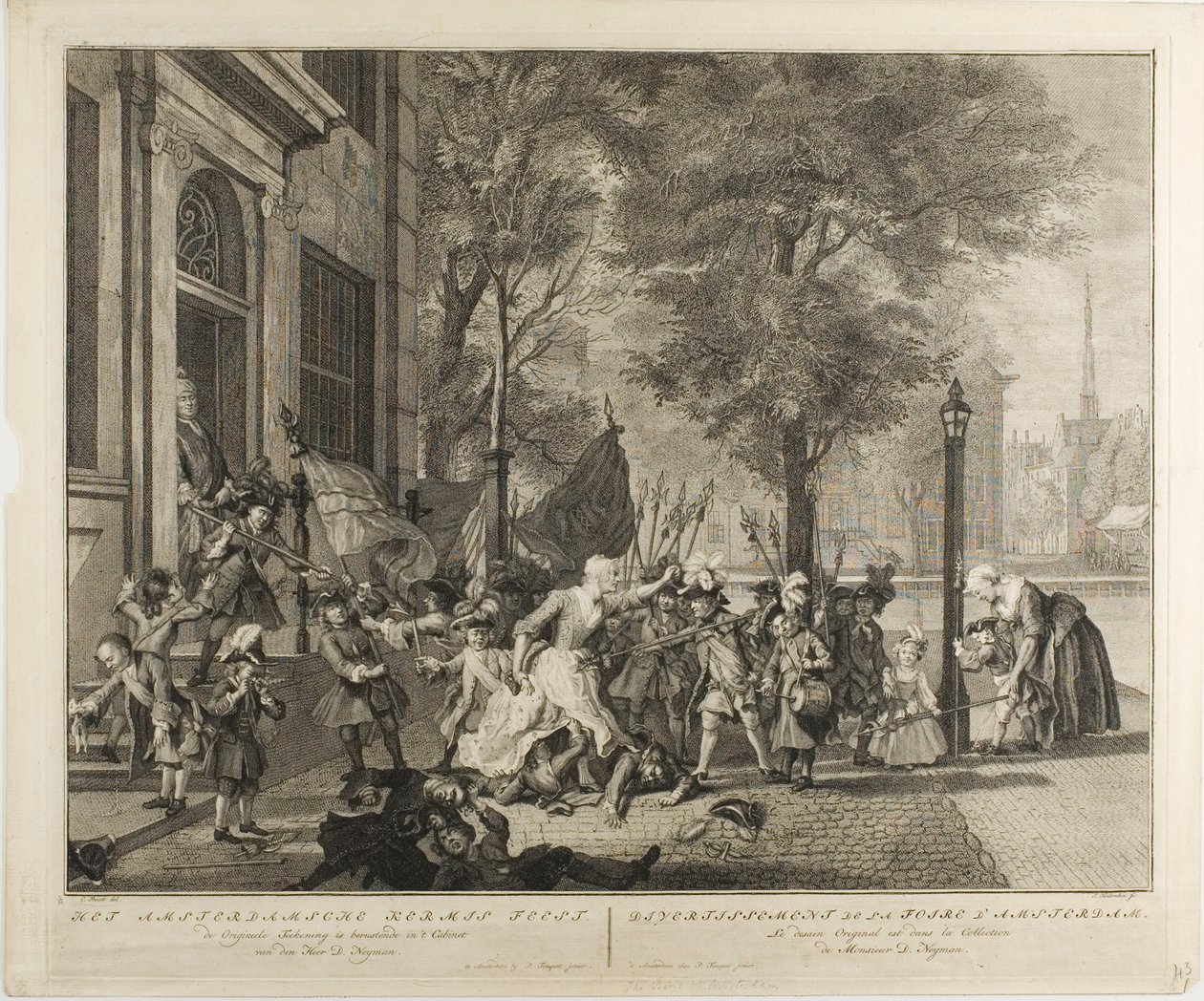 Chłopcy z Amsterdamu autorstwa Jacobus Houbraken