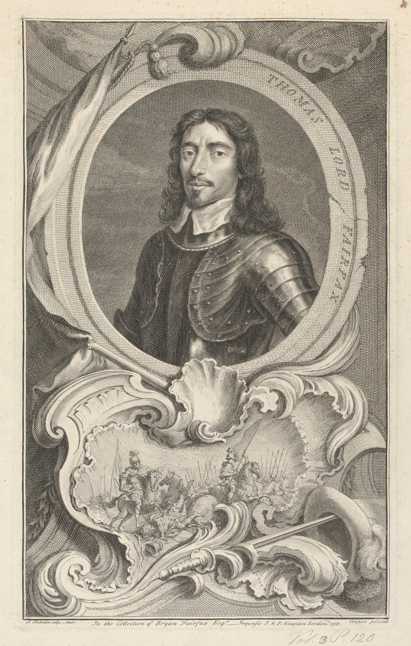 Thomas Fairfax, 3. lord Fairfax z Cameron autorstwa Jacobus Houbraken