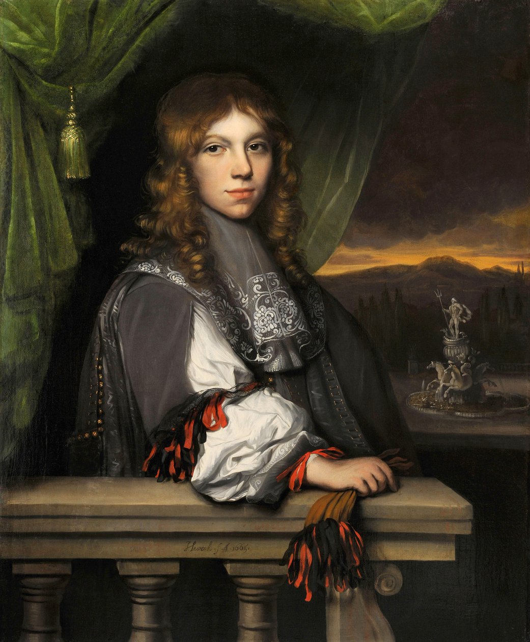 Portret Mattheusa van den Broucke autorstwa Jacobus Leveck