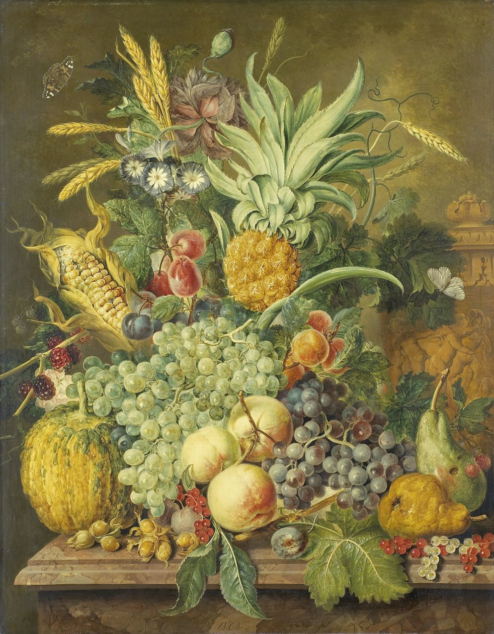 Martwa natura z owocami autorstwa Jacobus Linthorst