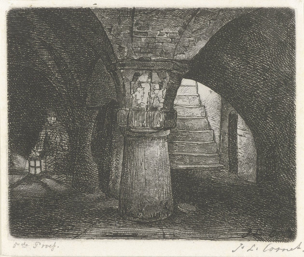 Sklepienie piwnicy autorstwa Jacobus Ludovicus Cornet