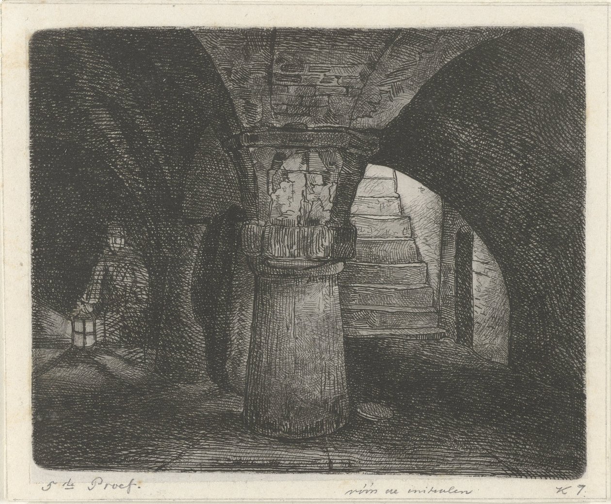 Sklepienie piwnicy autorstwa Jacobus Ludovicus Cornet