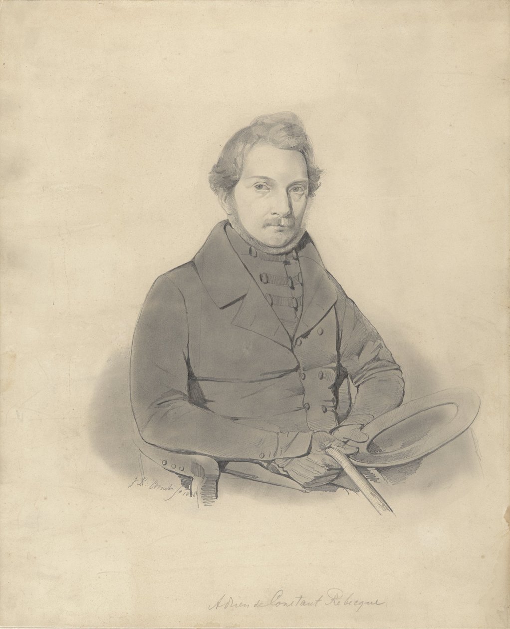 Portret Adriena Barona de Constant Rebecque autorstwa Jacobus Ludovicus Cornet