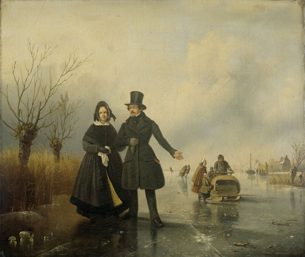 Portret państwa Thijssen autorstwa Jacobus Sorensen