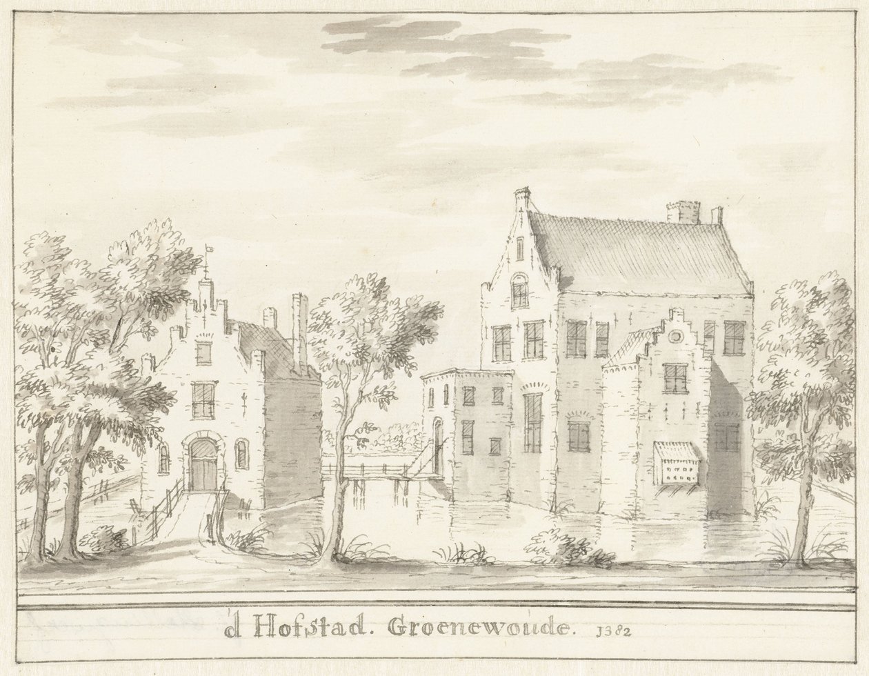 Zamek Groenewoude koło Woudenberga, 1382 r. 