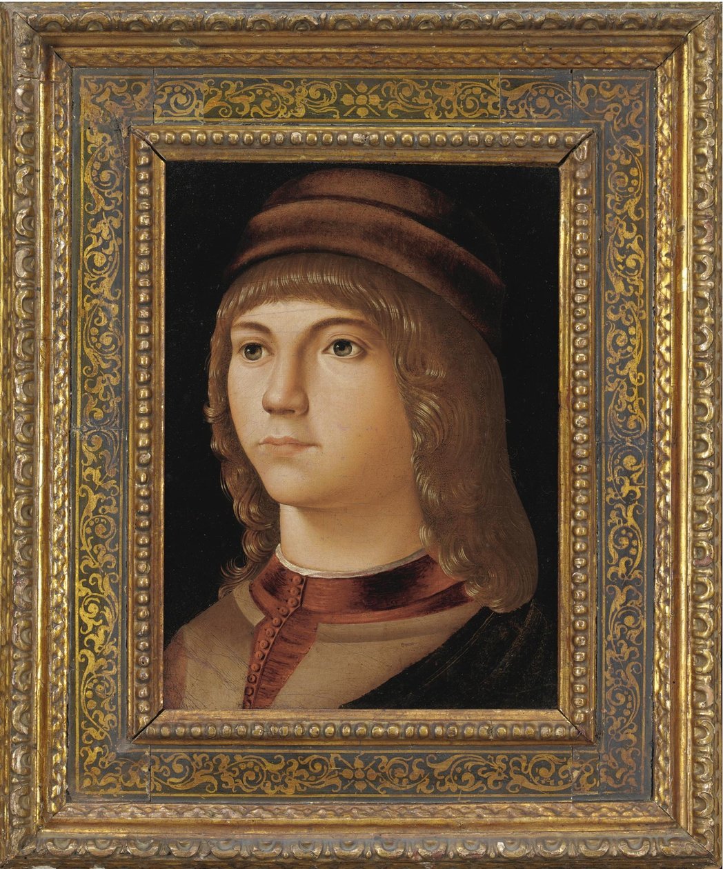 Portret młodego mężczyzny autorstwa Jacometto Veneziano