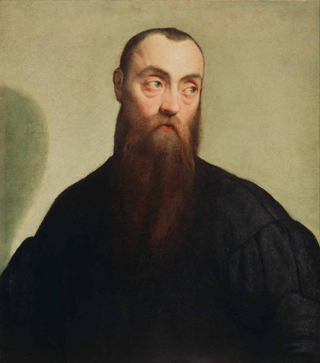 Portret brodatego mężczyzny autorstwa Jacopo Bassano