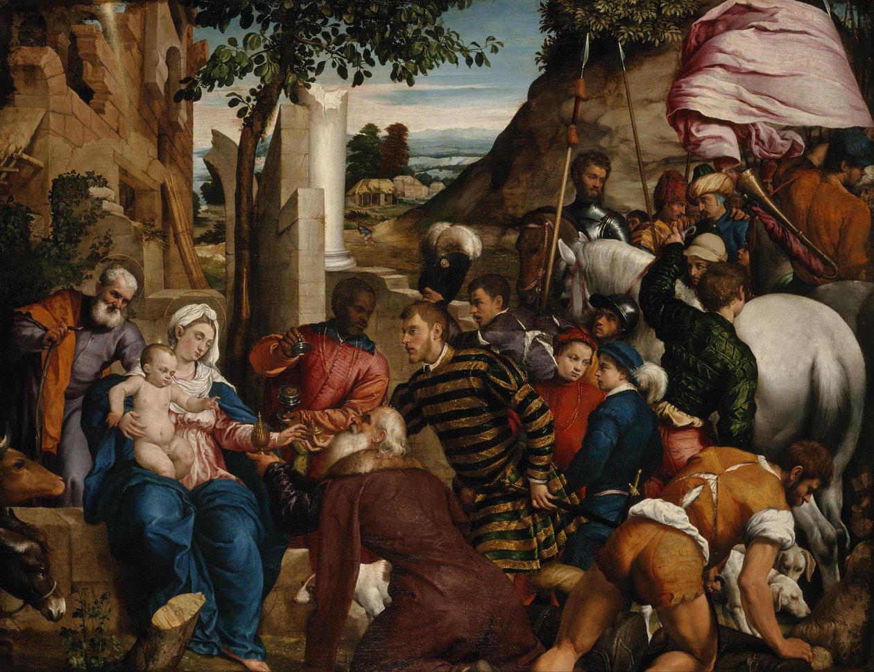 Adoracja Królów autorstwa Jacopo Bassano