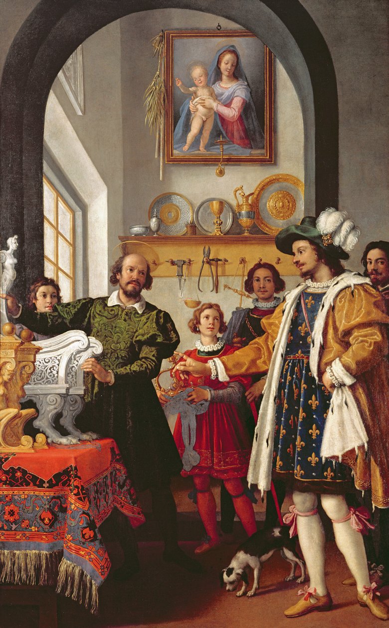 Uczciwość św. Eligio, 1614 autorstwa Jacopo Chimenti Empoli