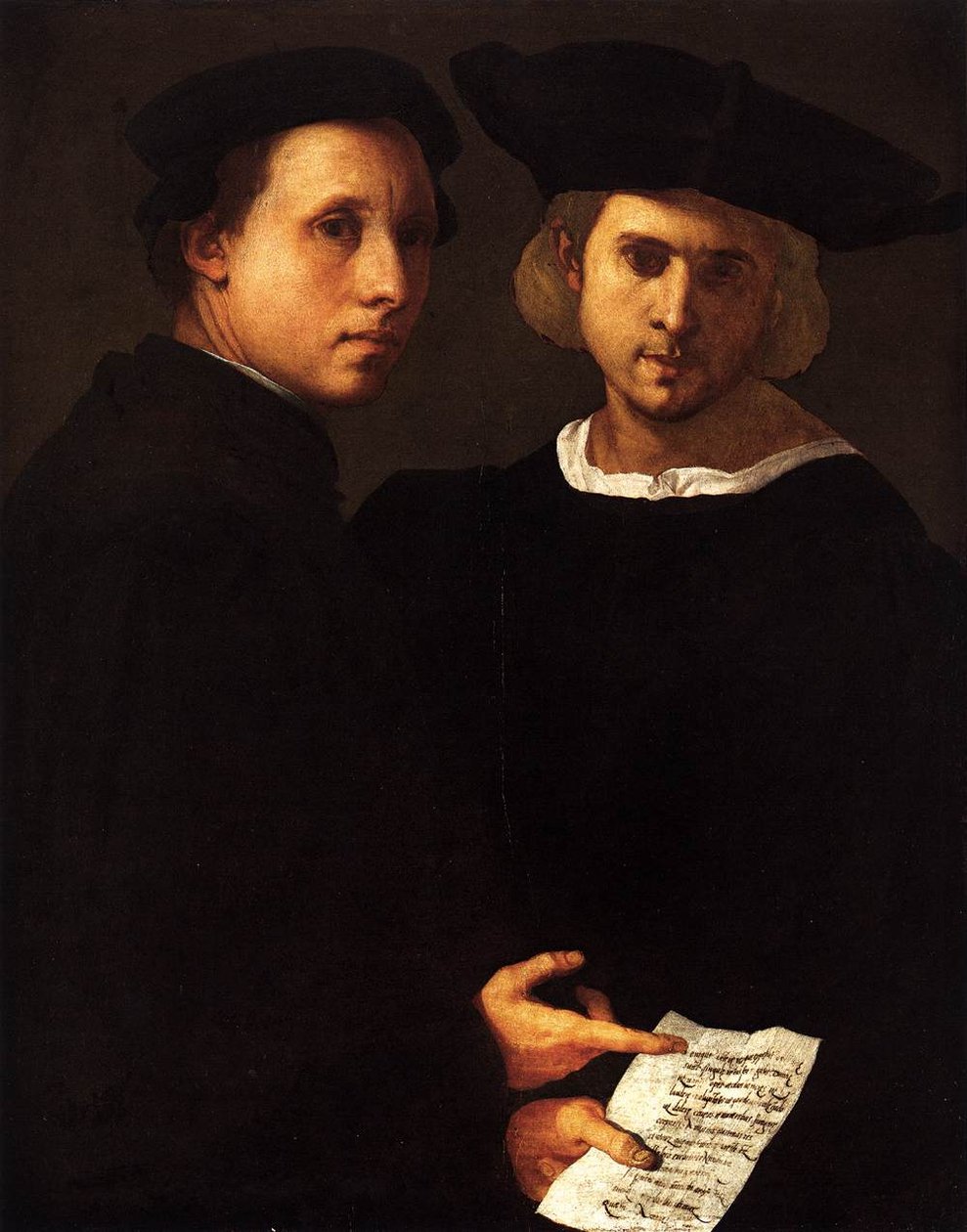 Portret dwóch przyjaciół autorstwa Jacopo Pontormo