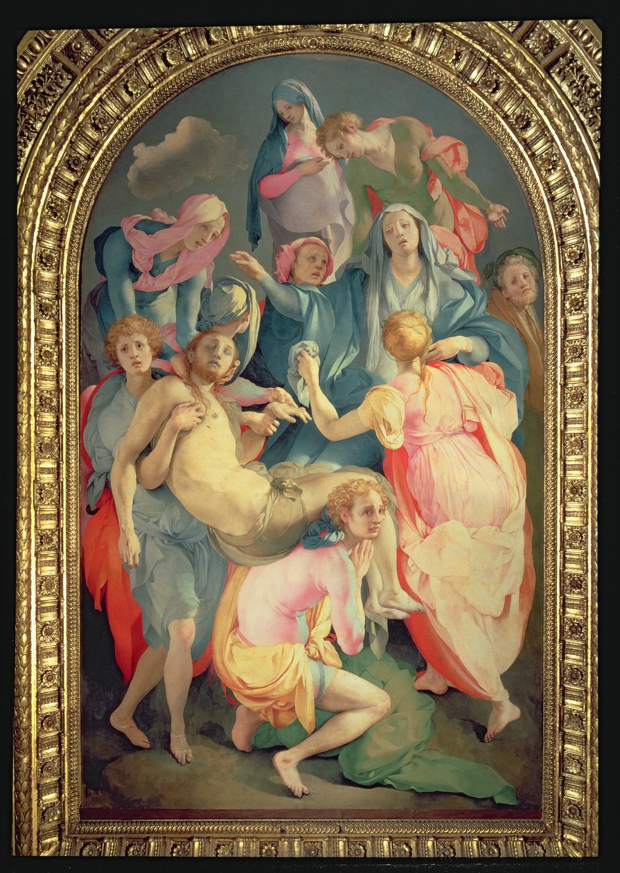 Wstawiennictwo Chrystusa, 1525-28 (panel) (szczegóły zob. 82734) autorstwa Jacopo Pontormo