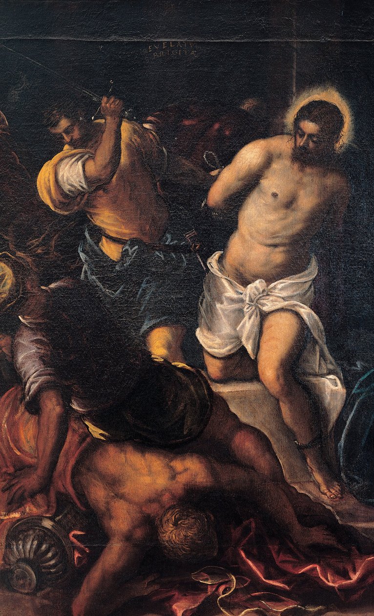 Ukoronowanie cierniem autorstwa Jacopo Robusti Tintoretto