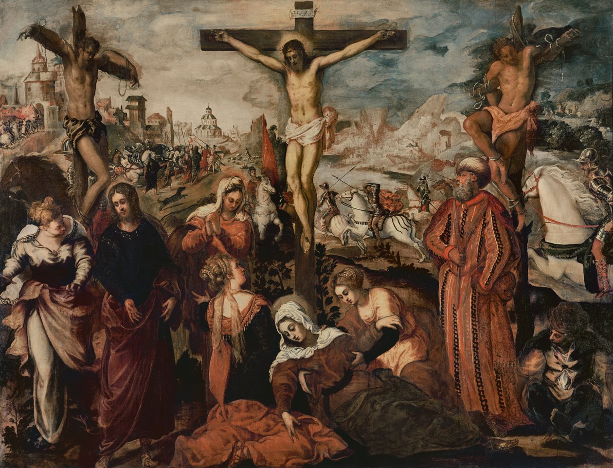 Ukrzyżowanie autorstwa Jacopo Robusti Tintoretto