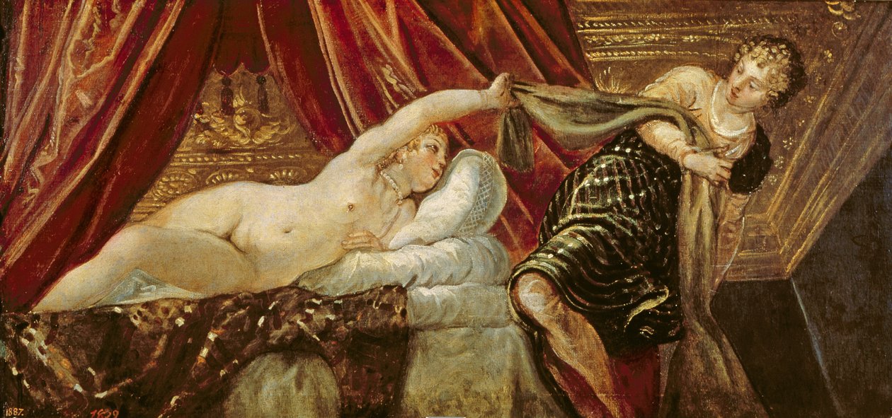 Józef i żona Potyfara autorstwa Jacopo Robusti Tintoretto