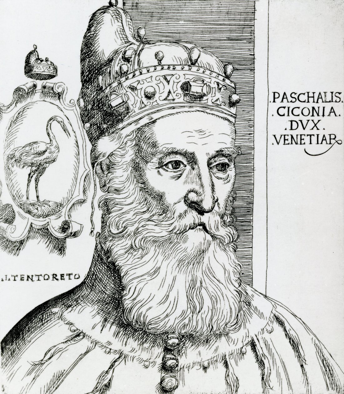 Pasquale Cicogna, doża wenecki (1585-1595) autorstwa Jacopo Robusti Tintoretto