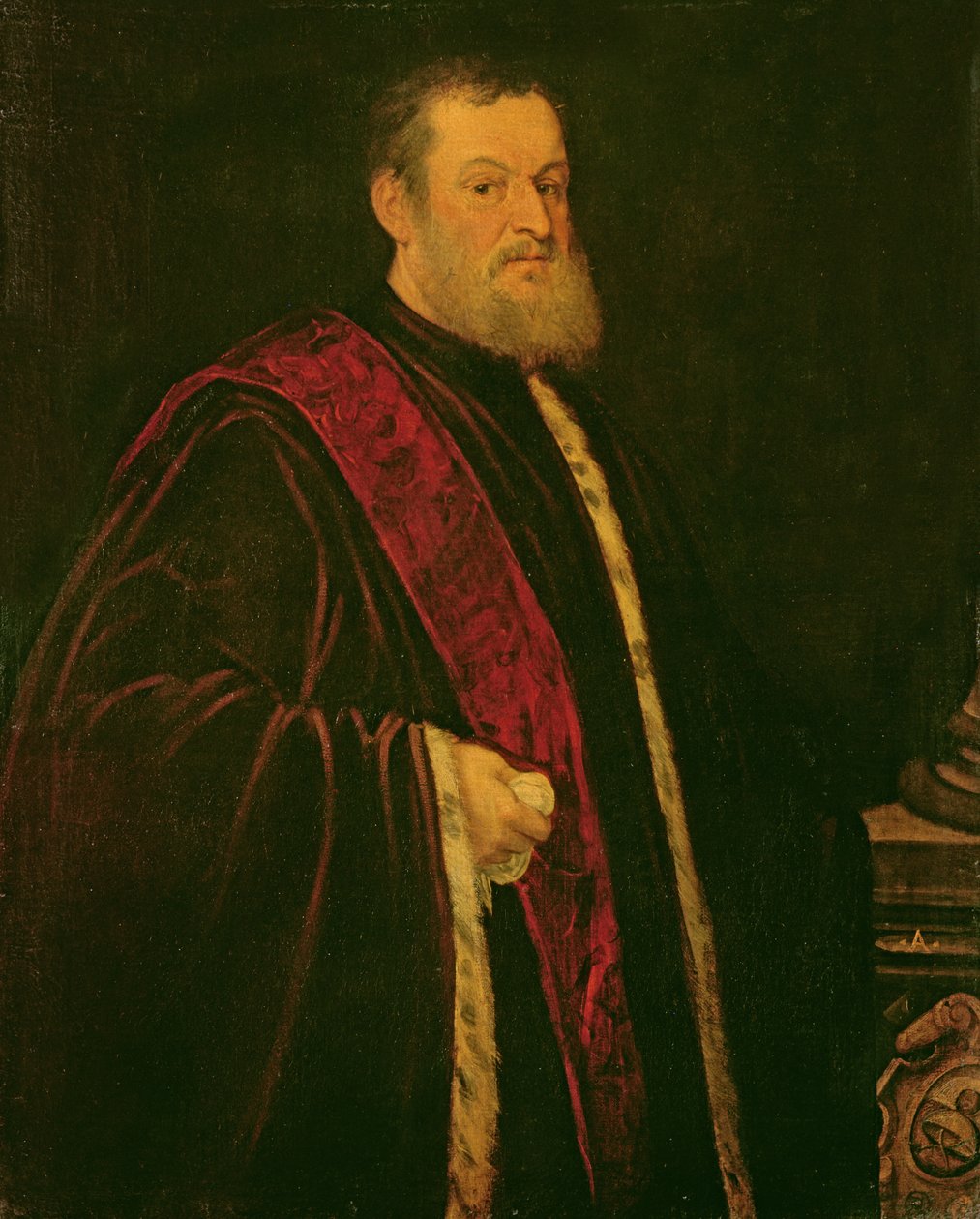 Portret Andrei Cappello autorstwa Jacopo Robusti Tintoretto