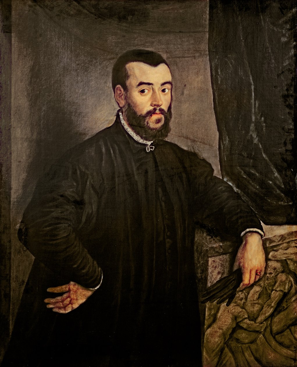 Portret Andreasa Vesaliusa (1514-64) autorstwa Jacopo Robusti Tintoretto