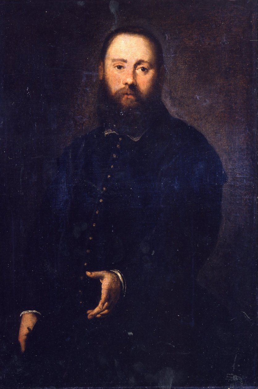 Portret dżentelmena autorstwa Jacopo Robusti Tintoretto